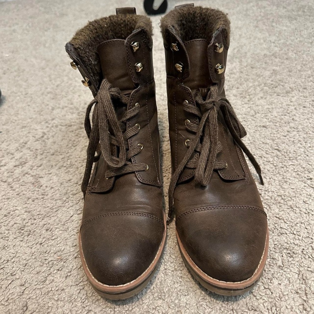 Tommy Hilfiger Brown Ankle Boots
